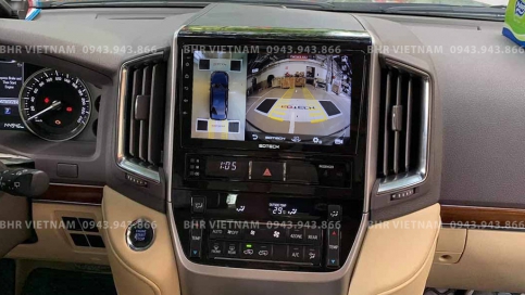 Màn hình DVD Android liền camera 360 Toyota Land Cruiser 2016 - 2020 | Gotech GT360 Plus